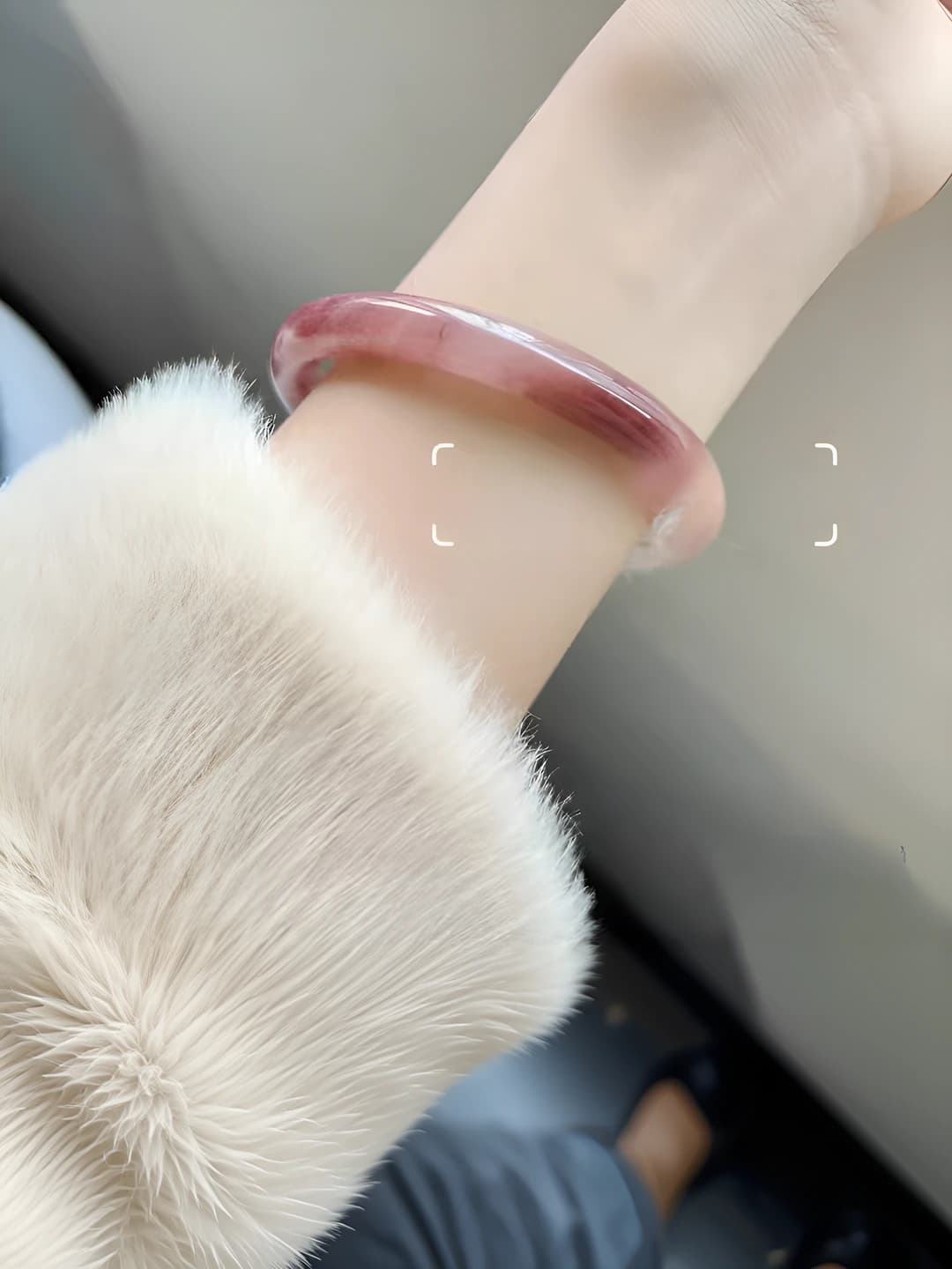 Qalin bilakuzuk, binafsha, 1 dona, 58mm