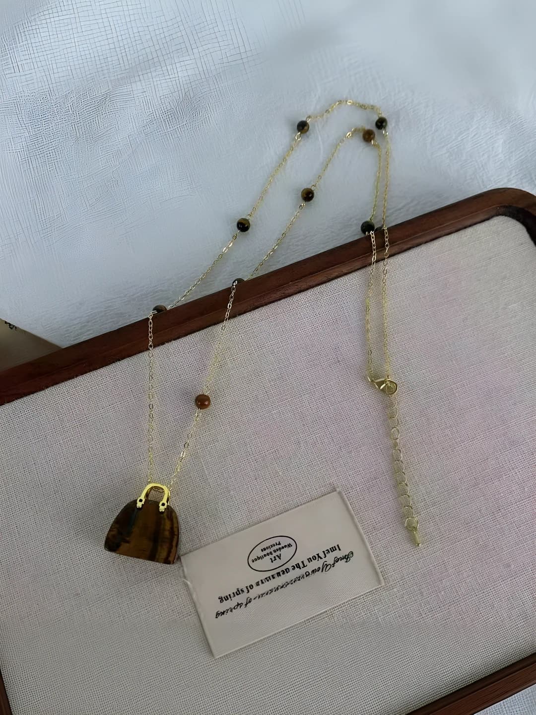 Bag pendant necklace A
