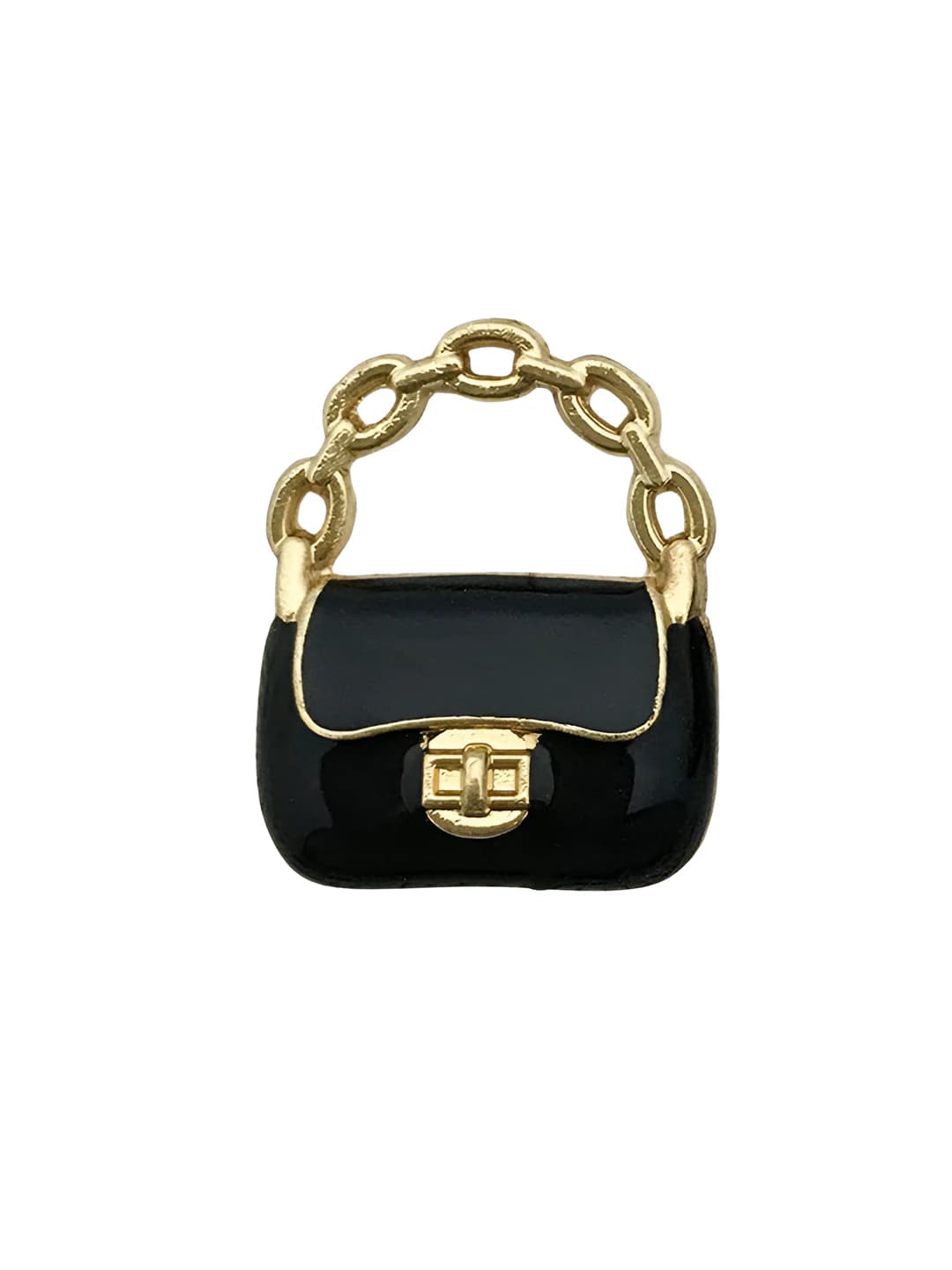 1 pc Black girls bag 16x20mm-1.73g-18690
