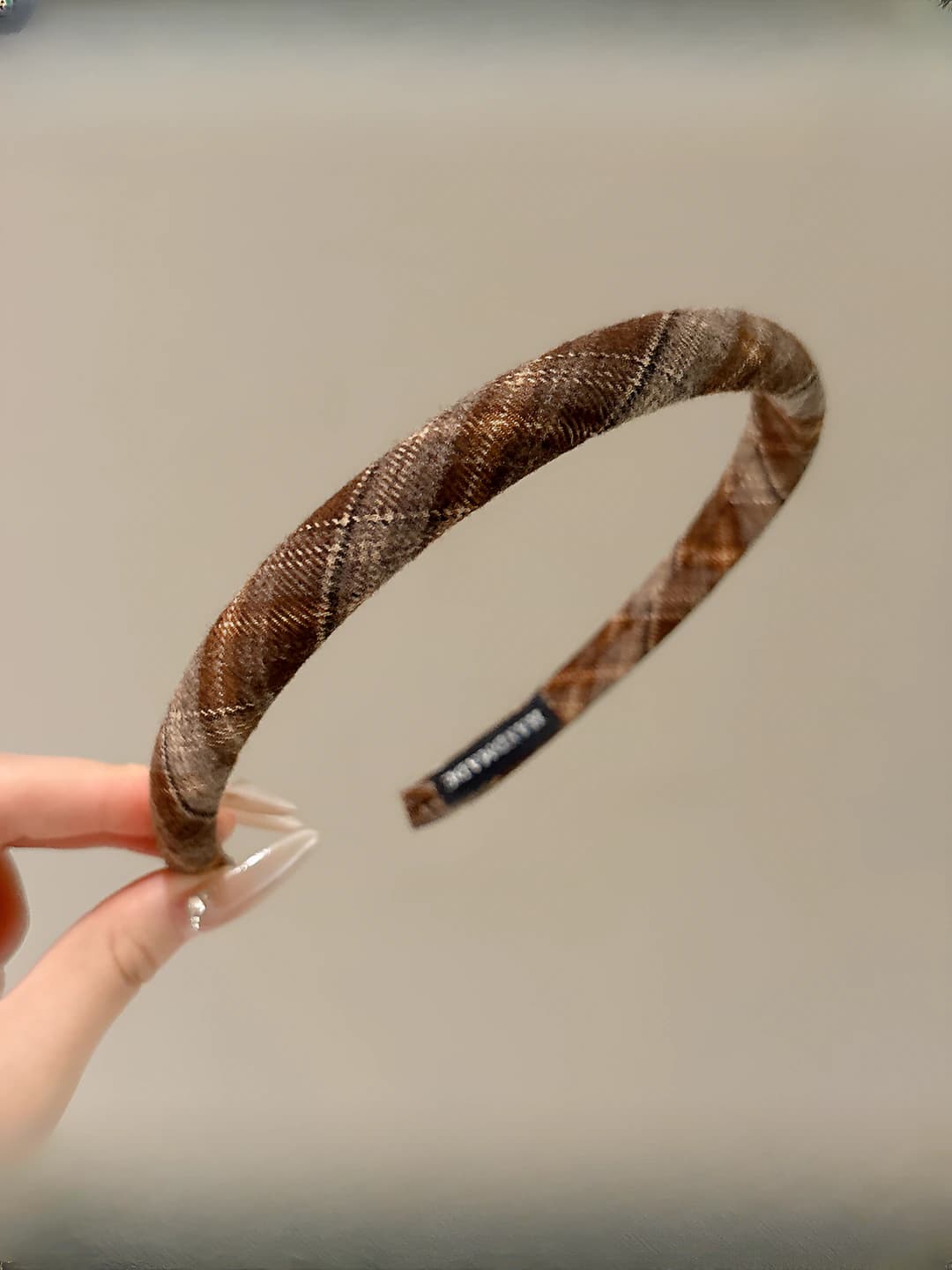 Coffee plaid - 2 cm