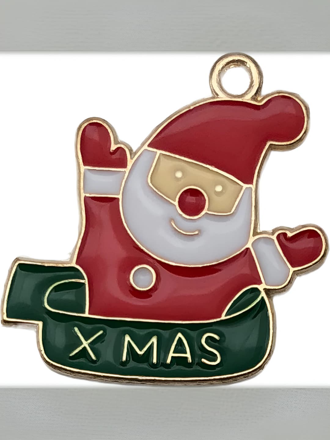 1 ta XMAS Santa 24x22mm-2.3g-19579