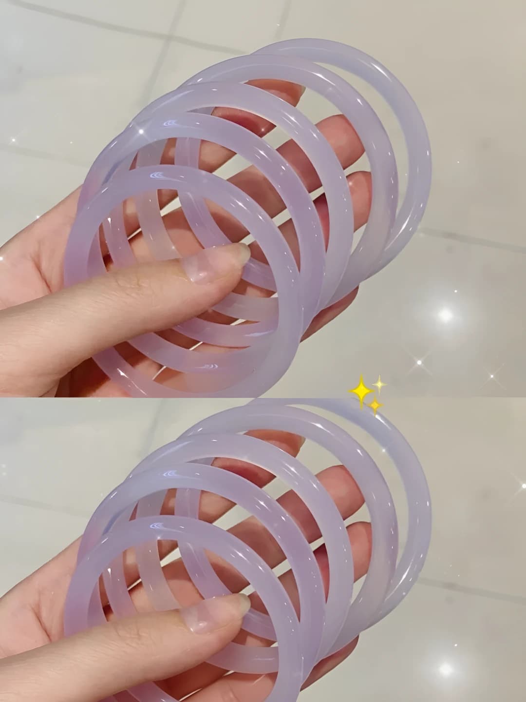 Smoky purple, 2 pcs, 58mm