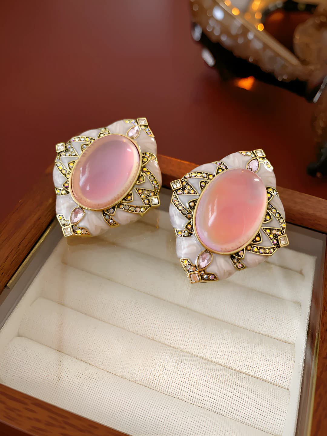 12# Silver post - Gold - Pink - Coffee