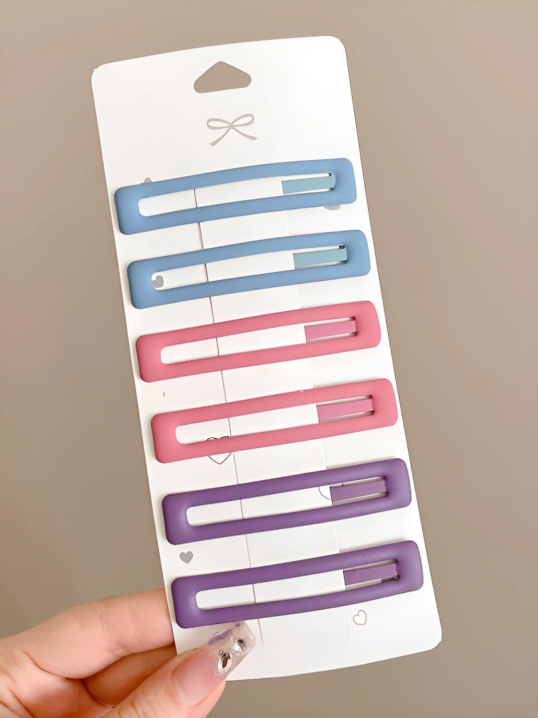 2# Girl mood, 6 pcs set - 7 cm