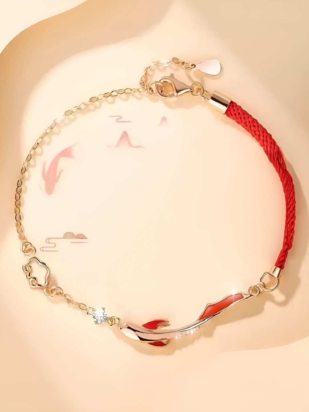 Lucky koi carp bracelet
