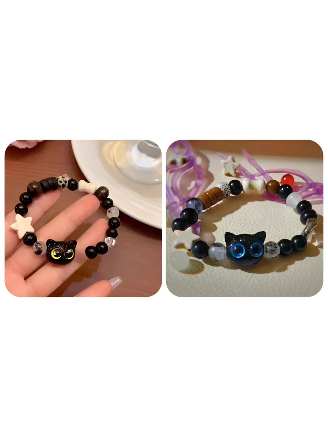 Black-yellow + Black-blue (2 pcs)