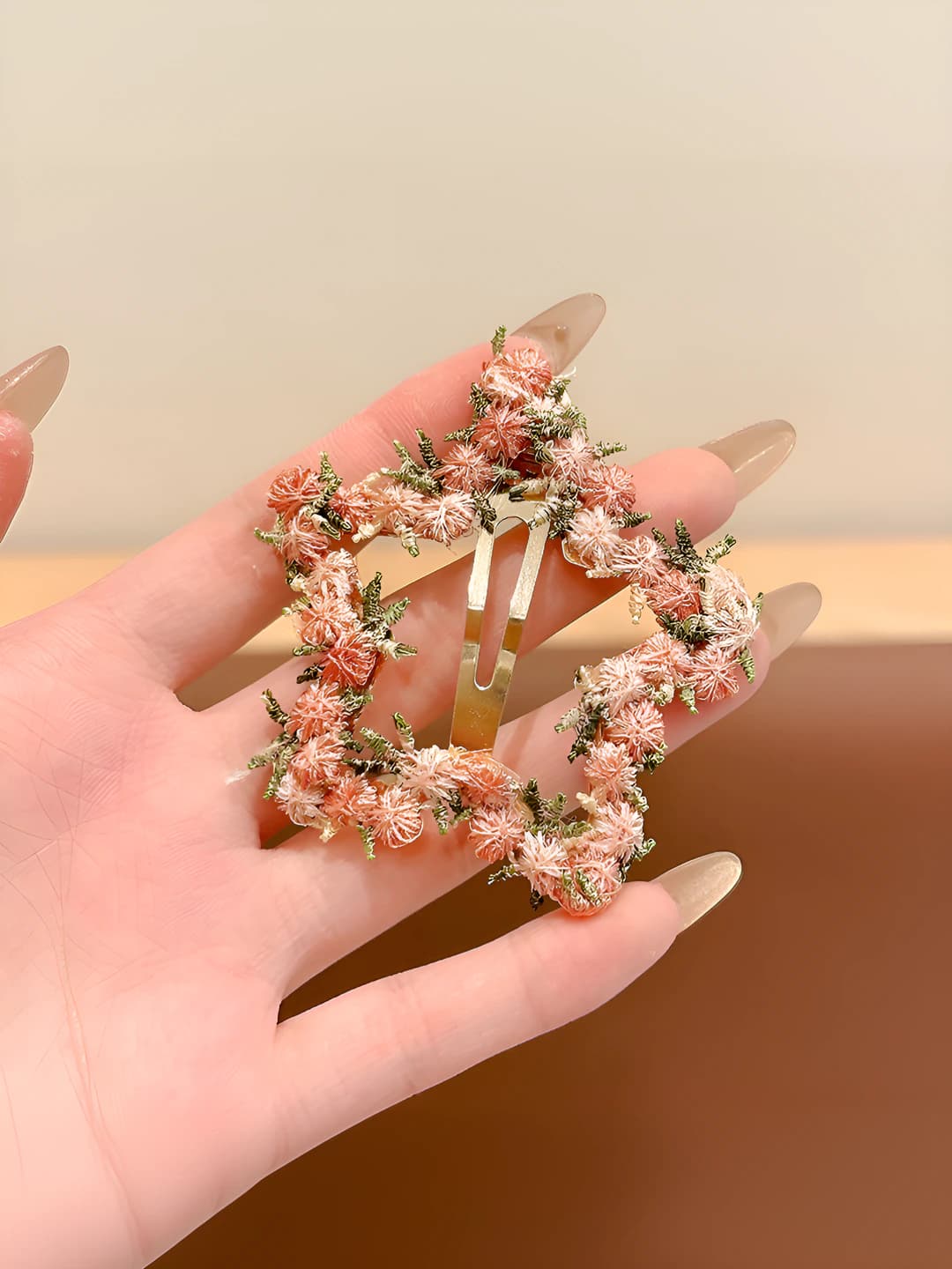 Floral, lace, star BB, 6 cm