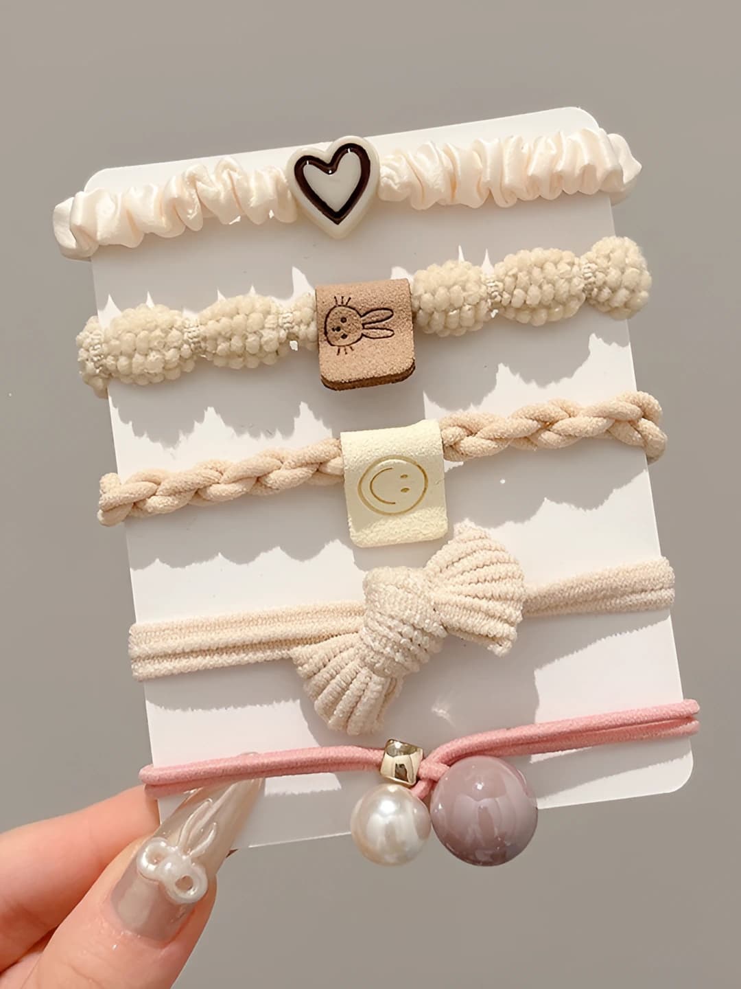 10# Beige 5-piece set #4-6cm