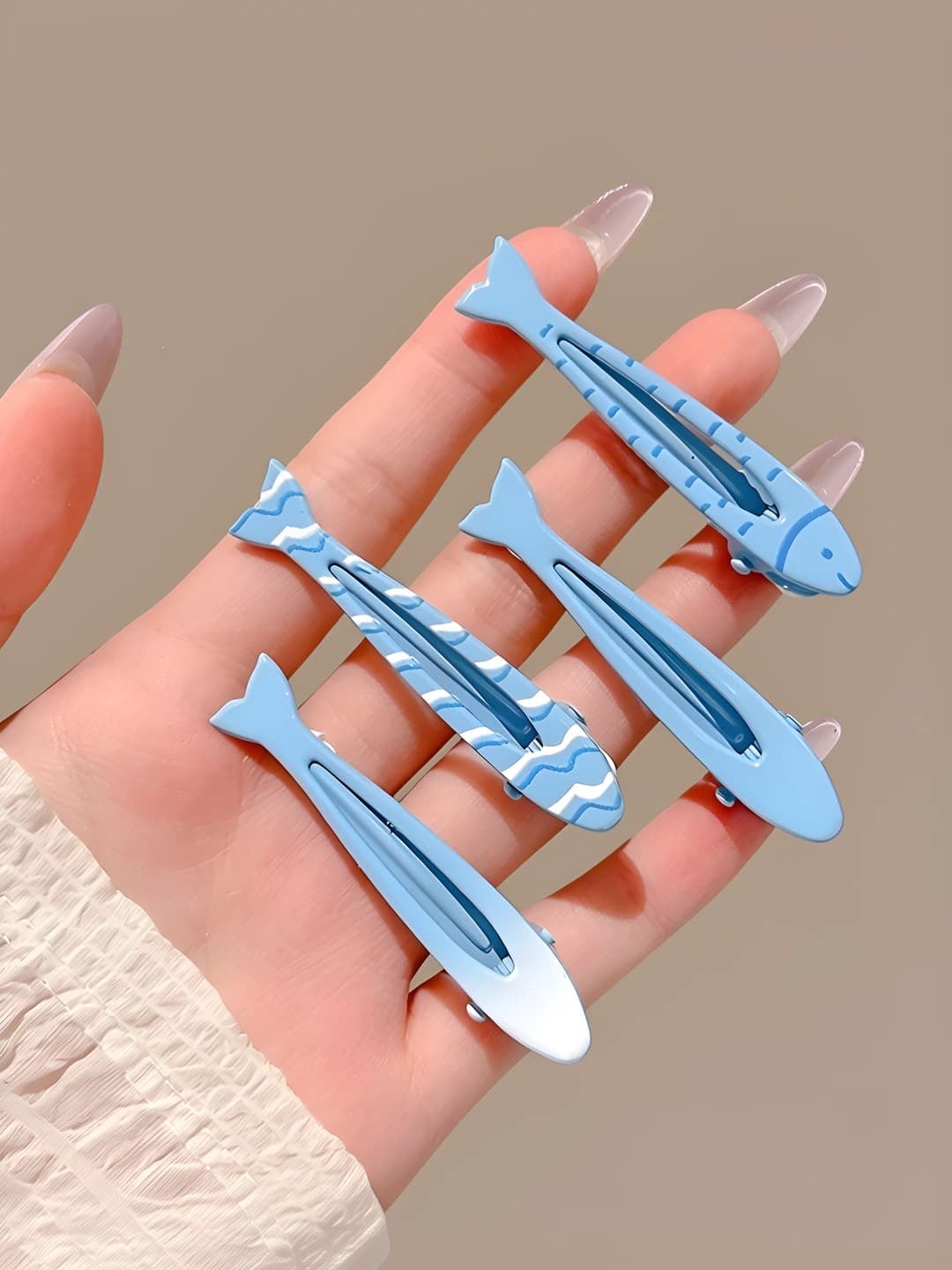 Blue, small fish, 4 pcs