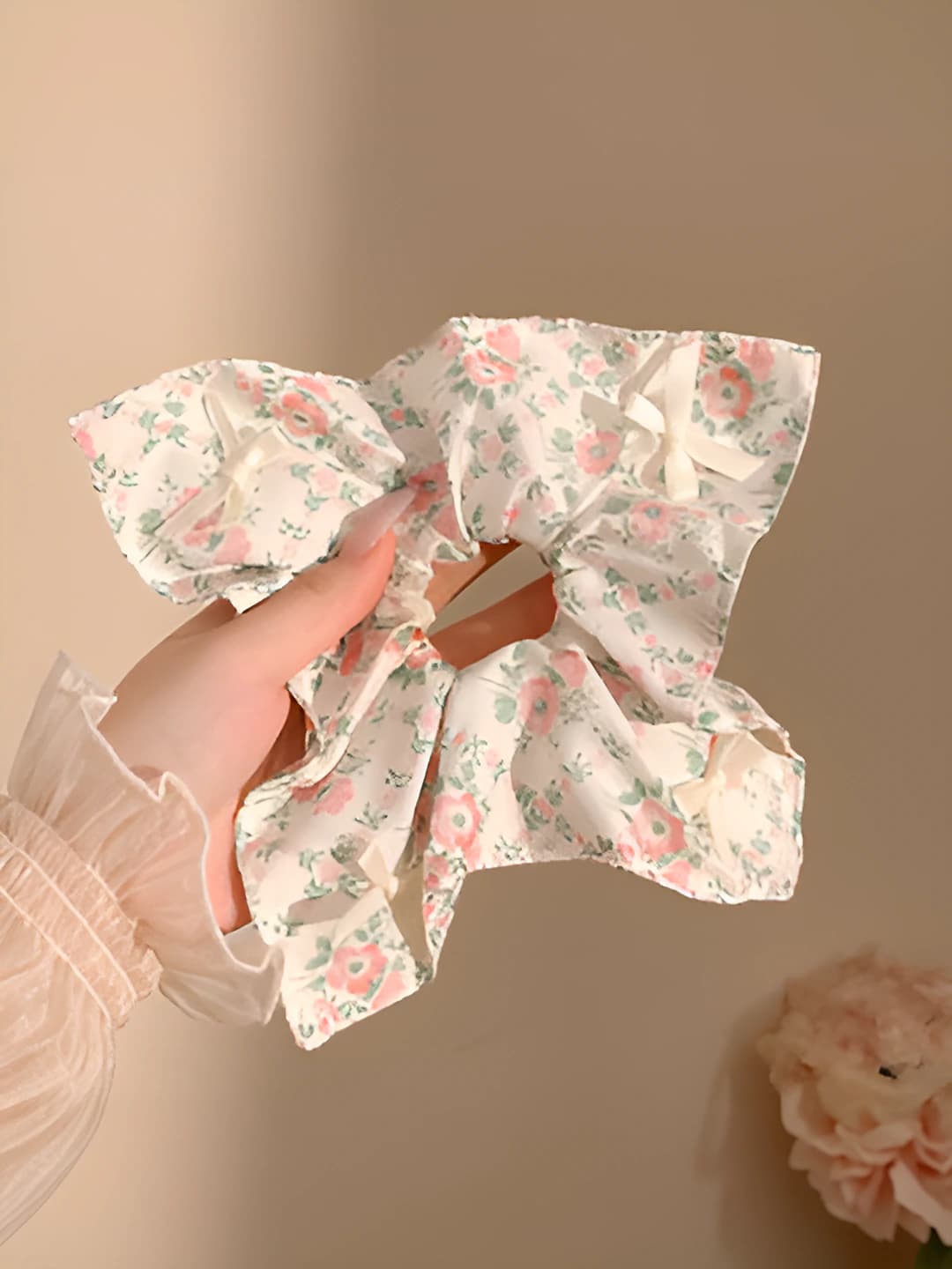 2# Pink-green floral