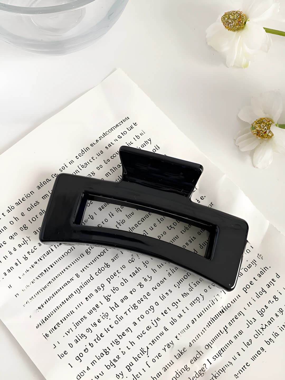 43# Black, square, clip