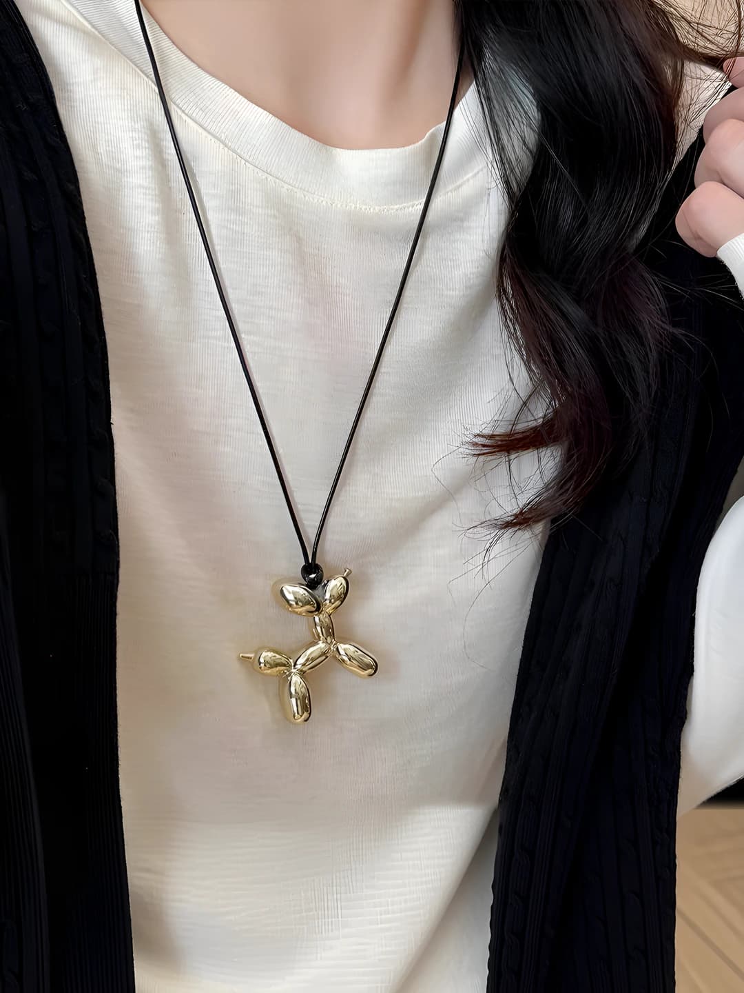 X318 Balloon dog gold