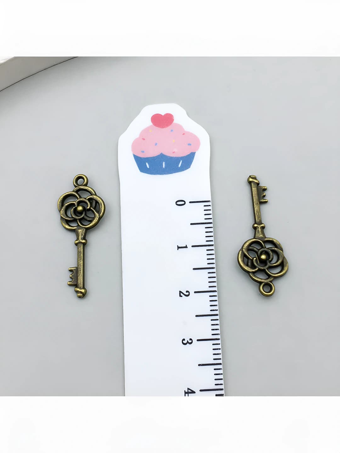 1 dona guli shakl kalit 11x27mm