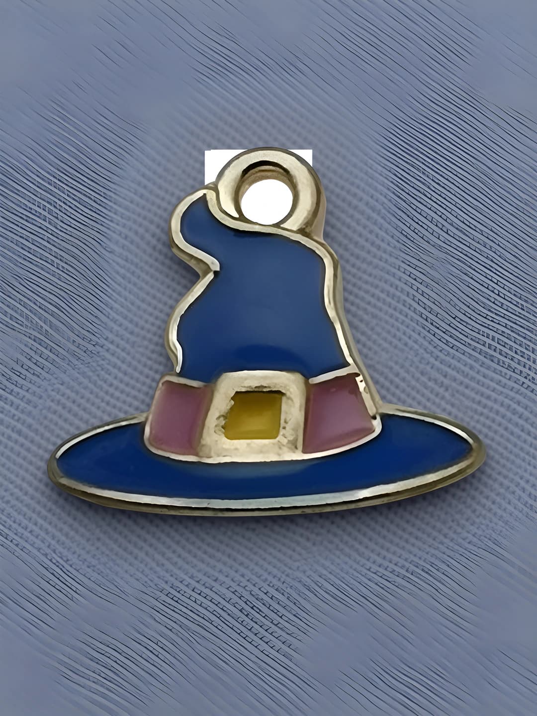Navy wizard hat, 14x13mm, 0.5g