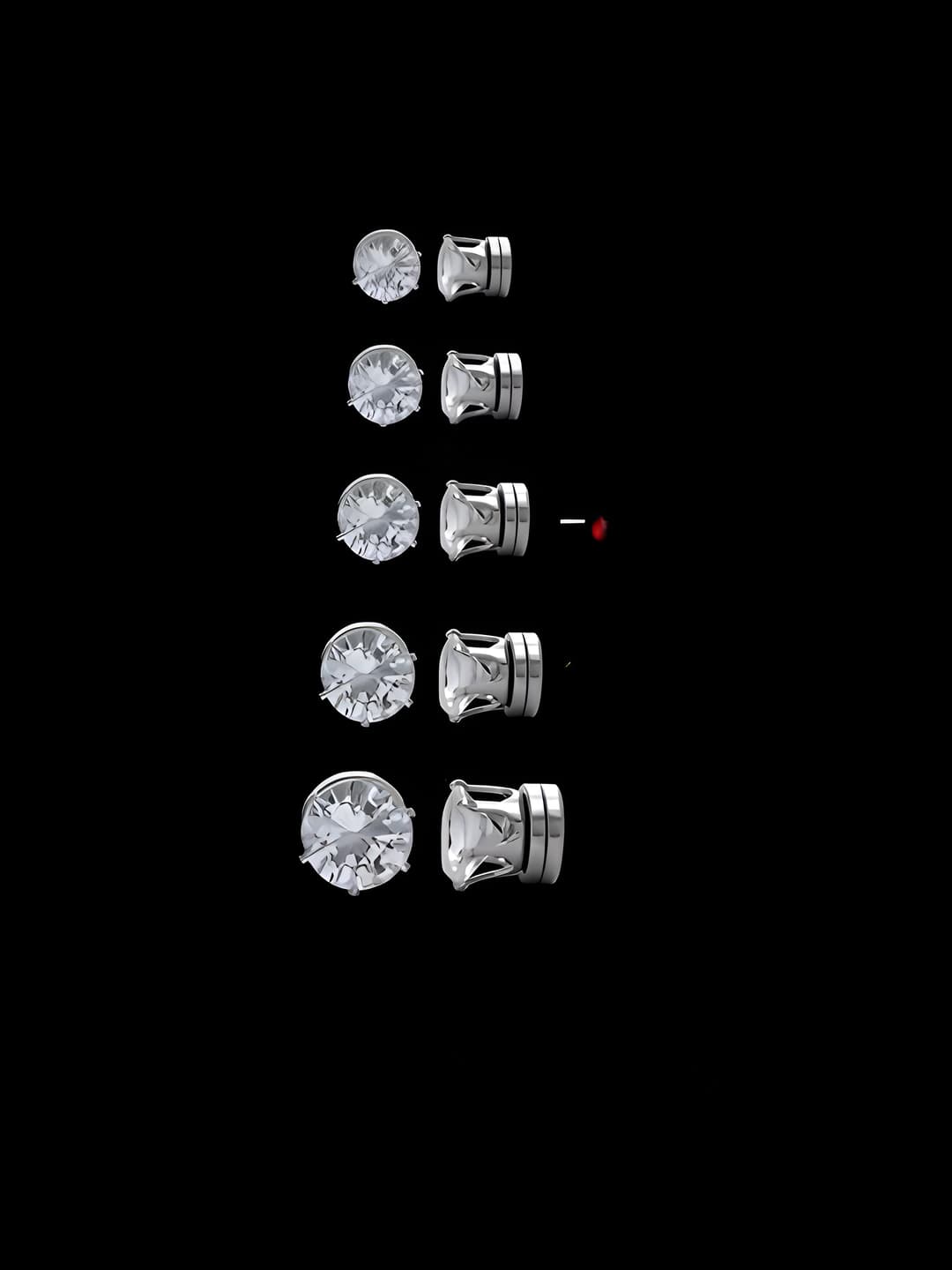 6 mm (1 dona magnitli quloq qisqich)