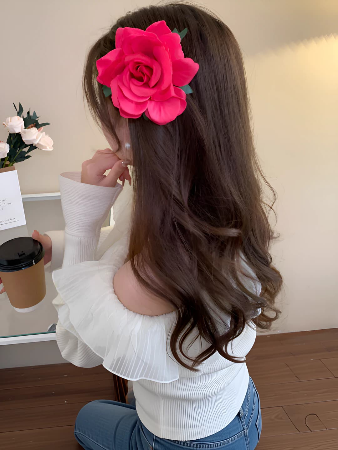 22# зажим - Малиновый