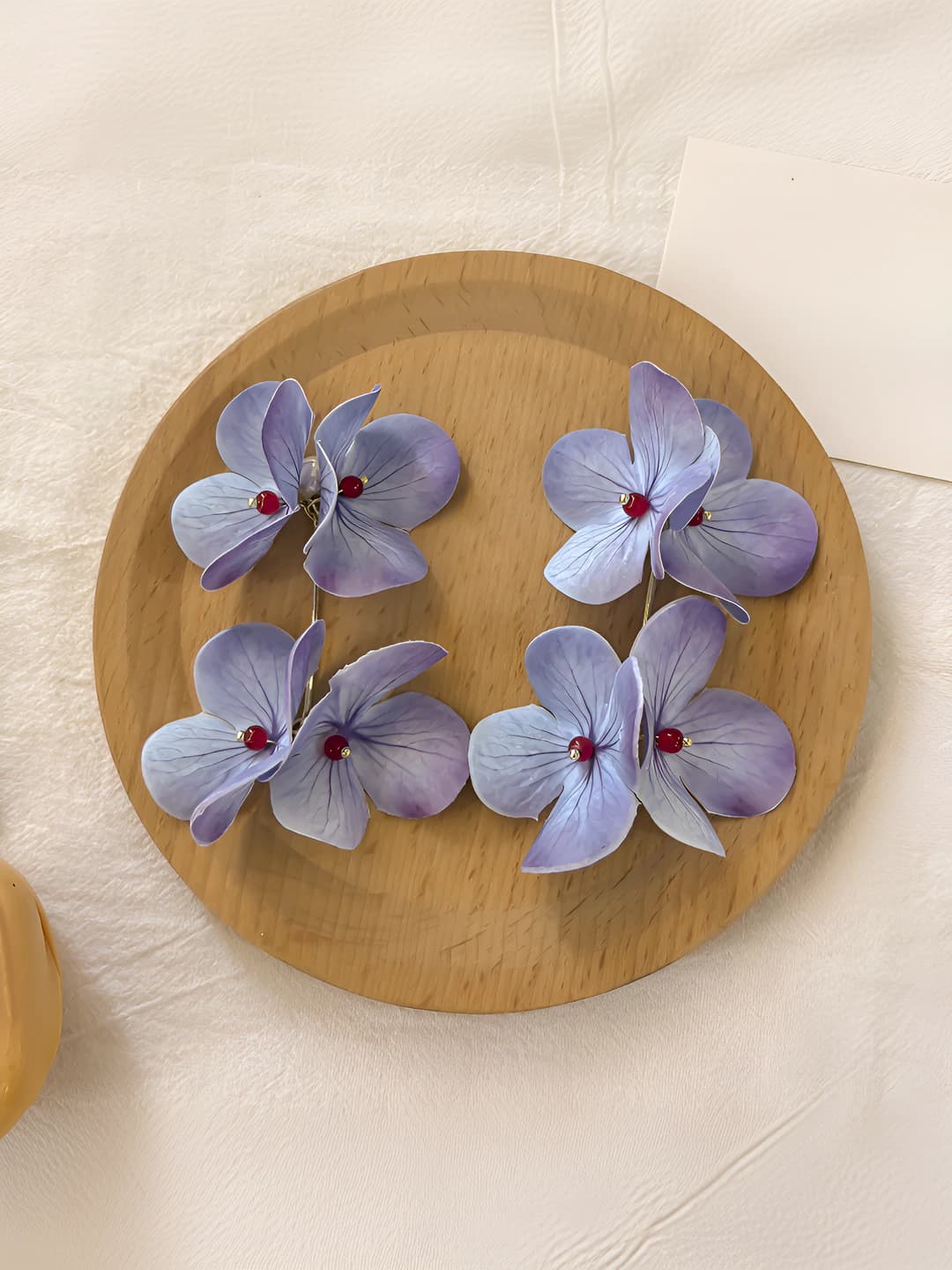 Blue flowers, 925 silver