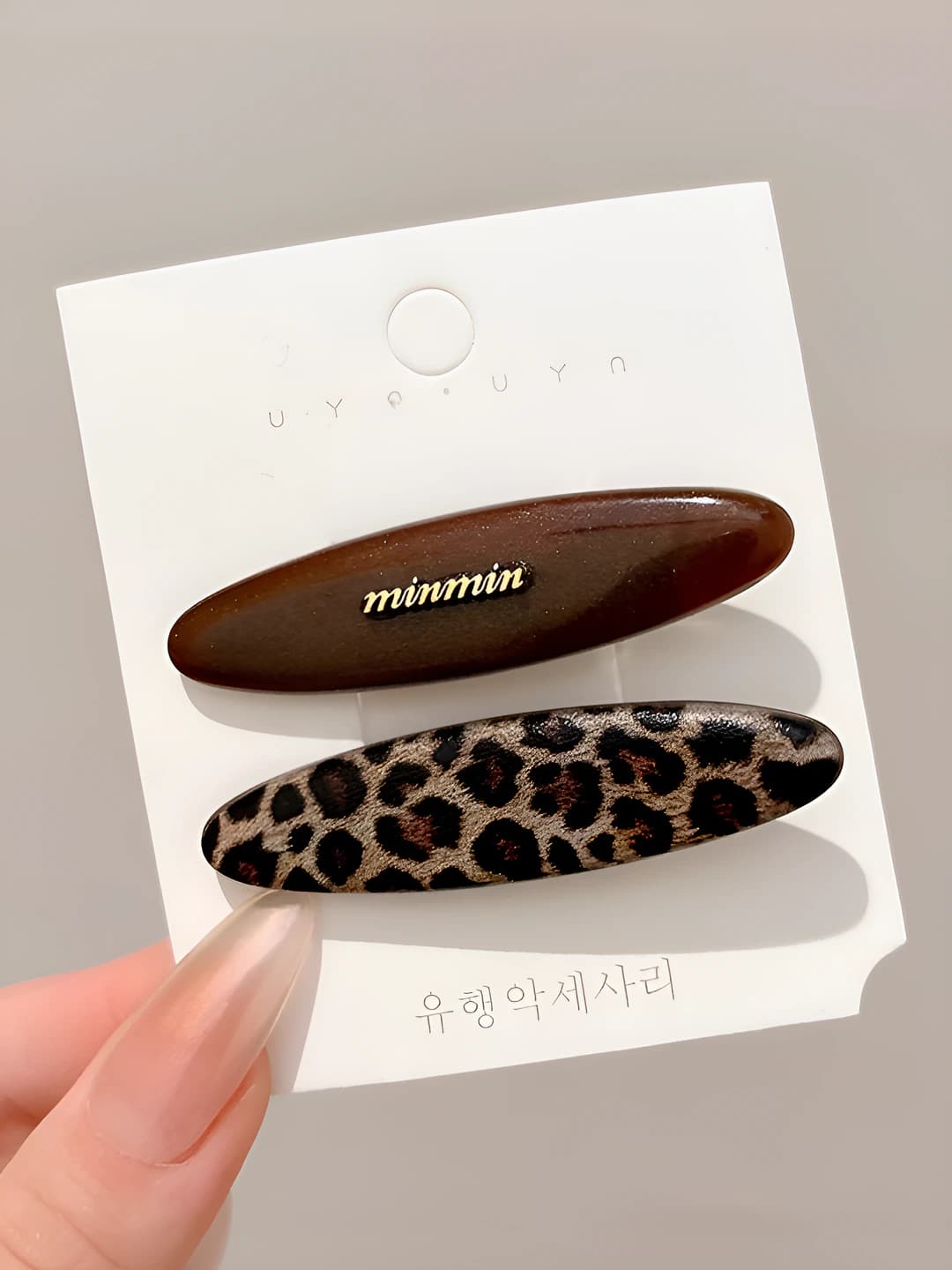 1# Harflar+Leopard - 4cm qisqich, 7cm aksessuar