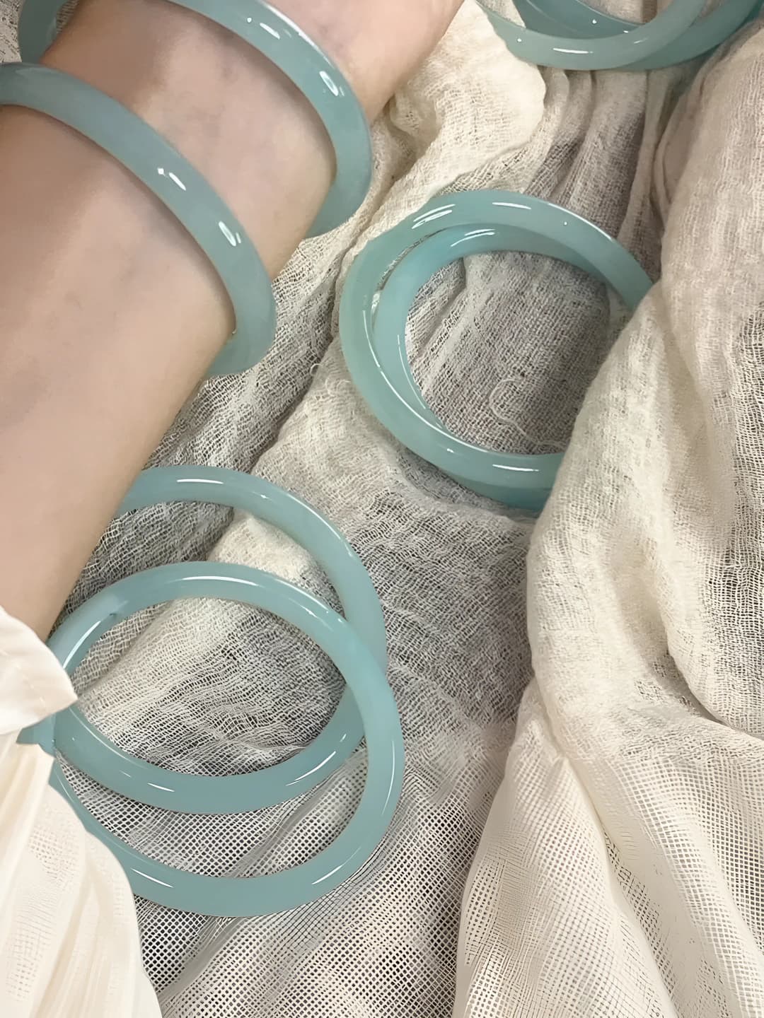 【8mm】Bay blue 1 pc