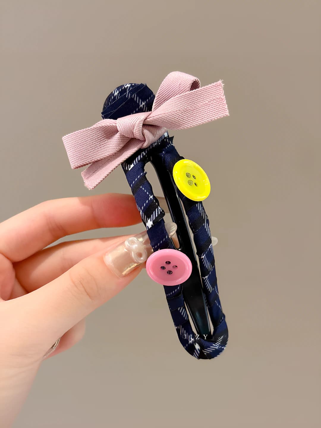 Pink bow 12 cm