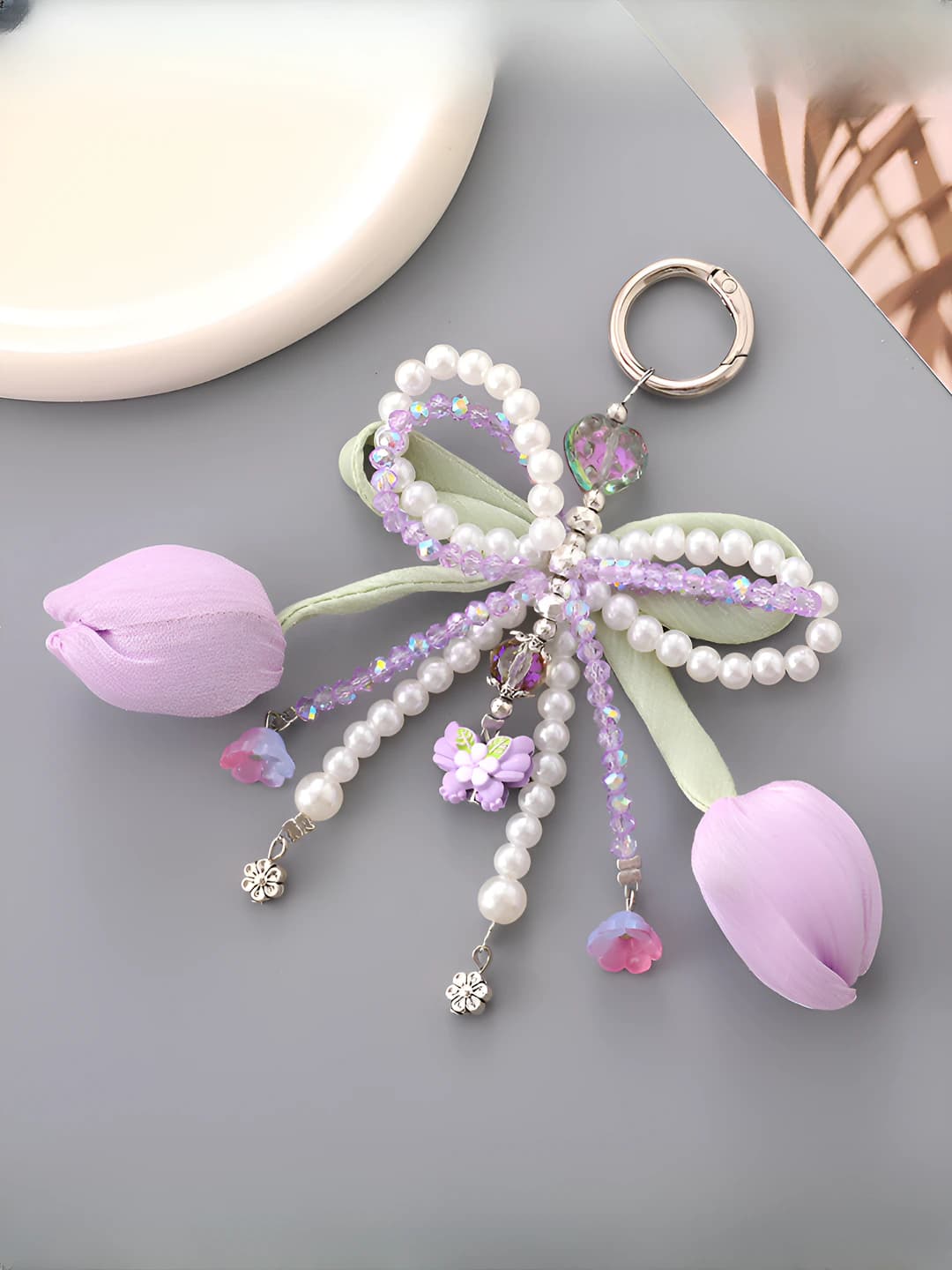 K4865 Tulip bow Purple