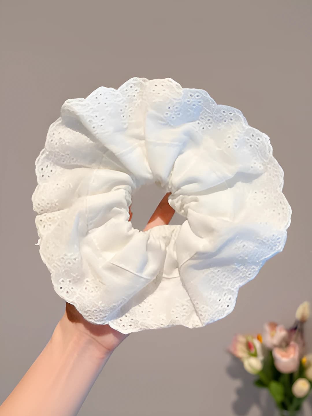 1# White lace (4 layers) 12 cm