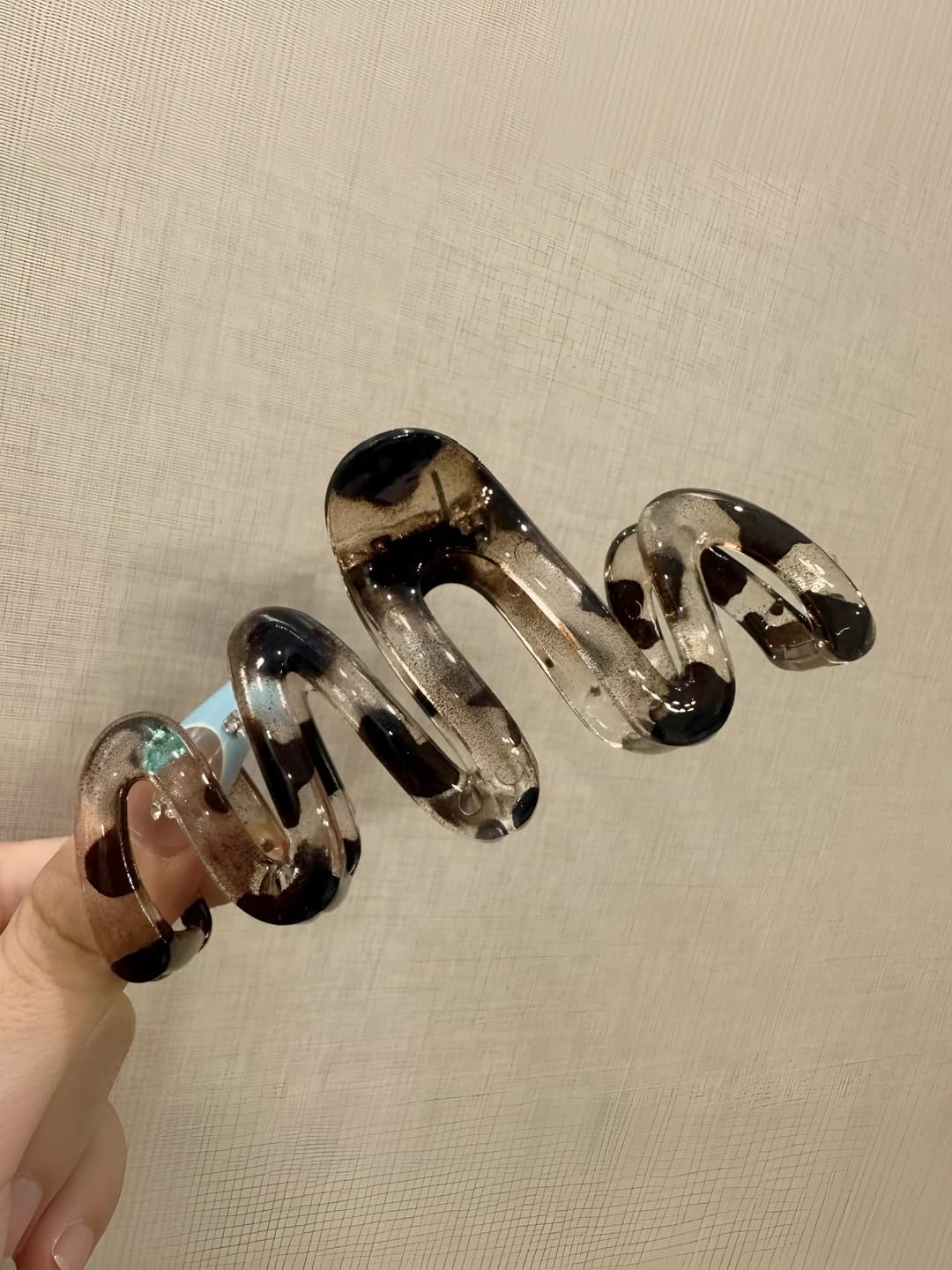 Yorqin to'lqin leopard rang [10.5cm]