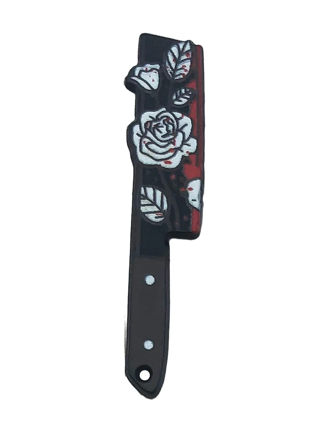 1 pc flowers with bloody knife 56x13mm - 1.1g - 19279