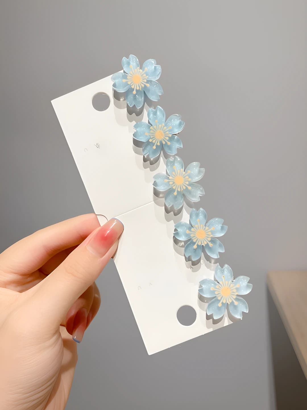 3# sakura blue 5 pcs