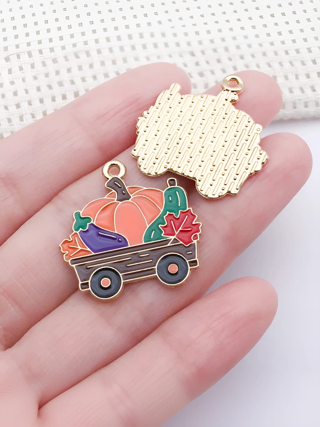 Orange, 25x25x1mm