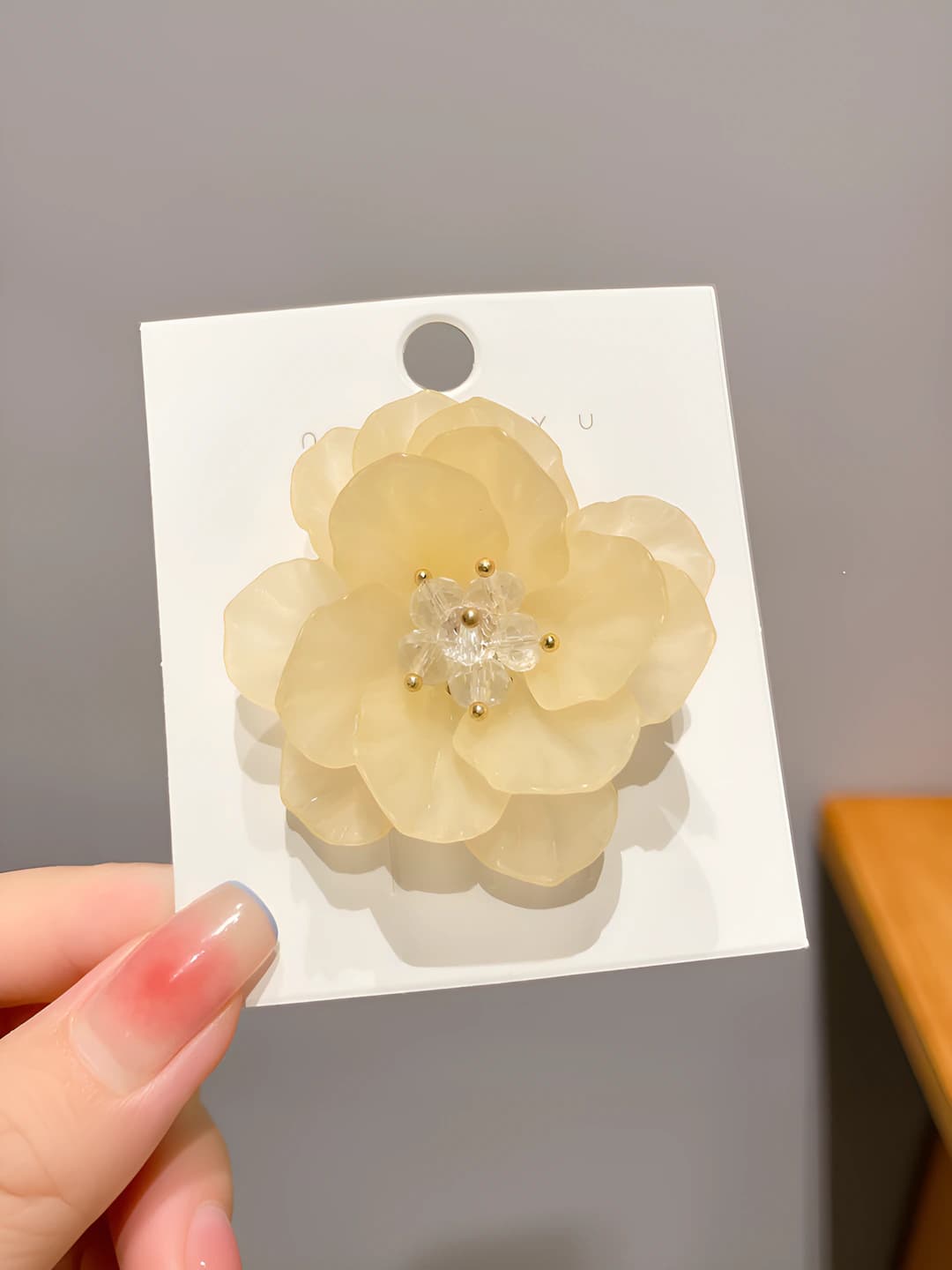 5# жёлтый камелия (ок. 5cm)
