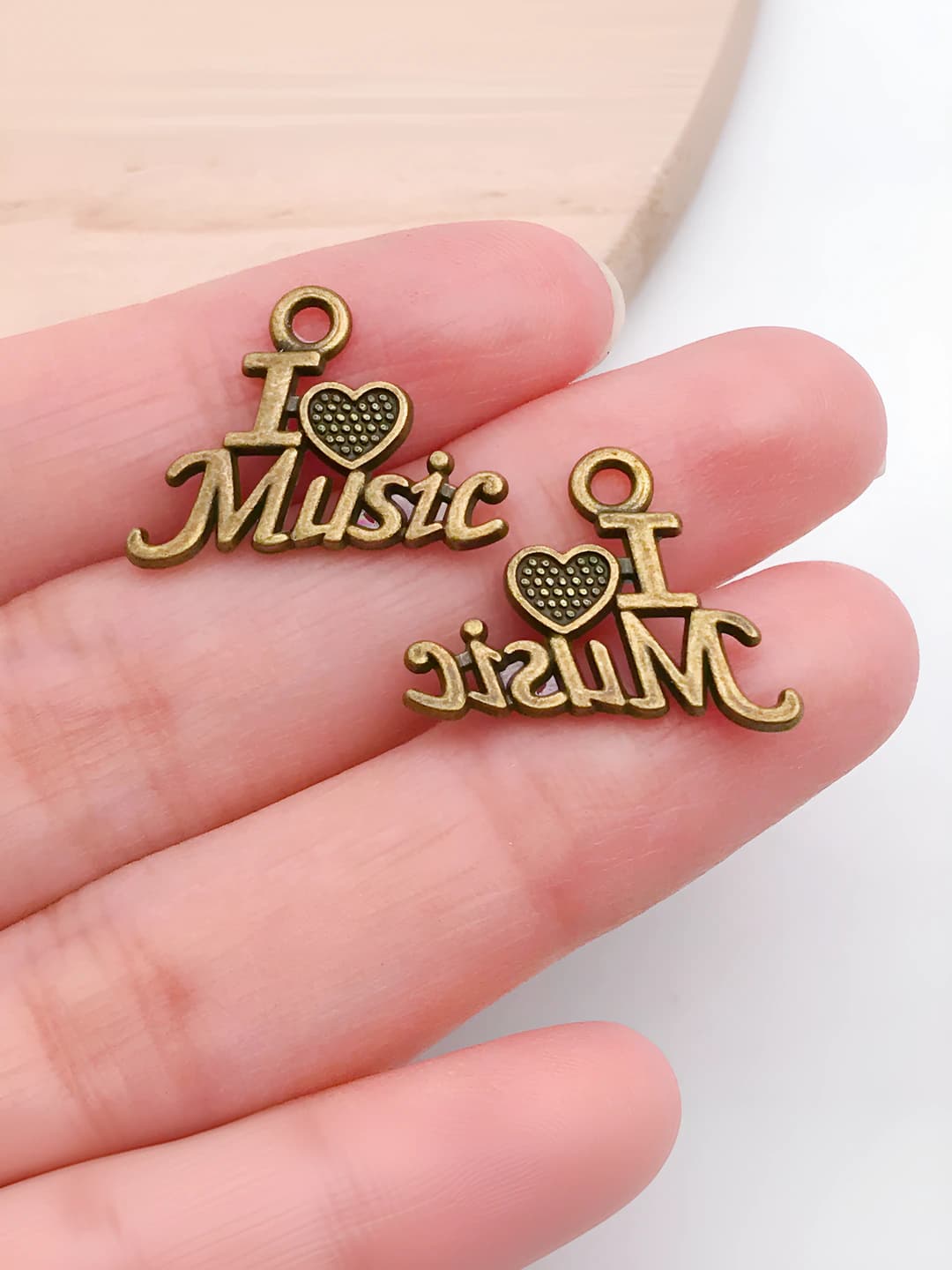MUSIC heart 15x20mm-1g