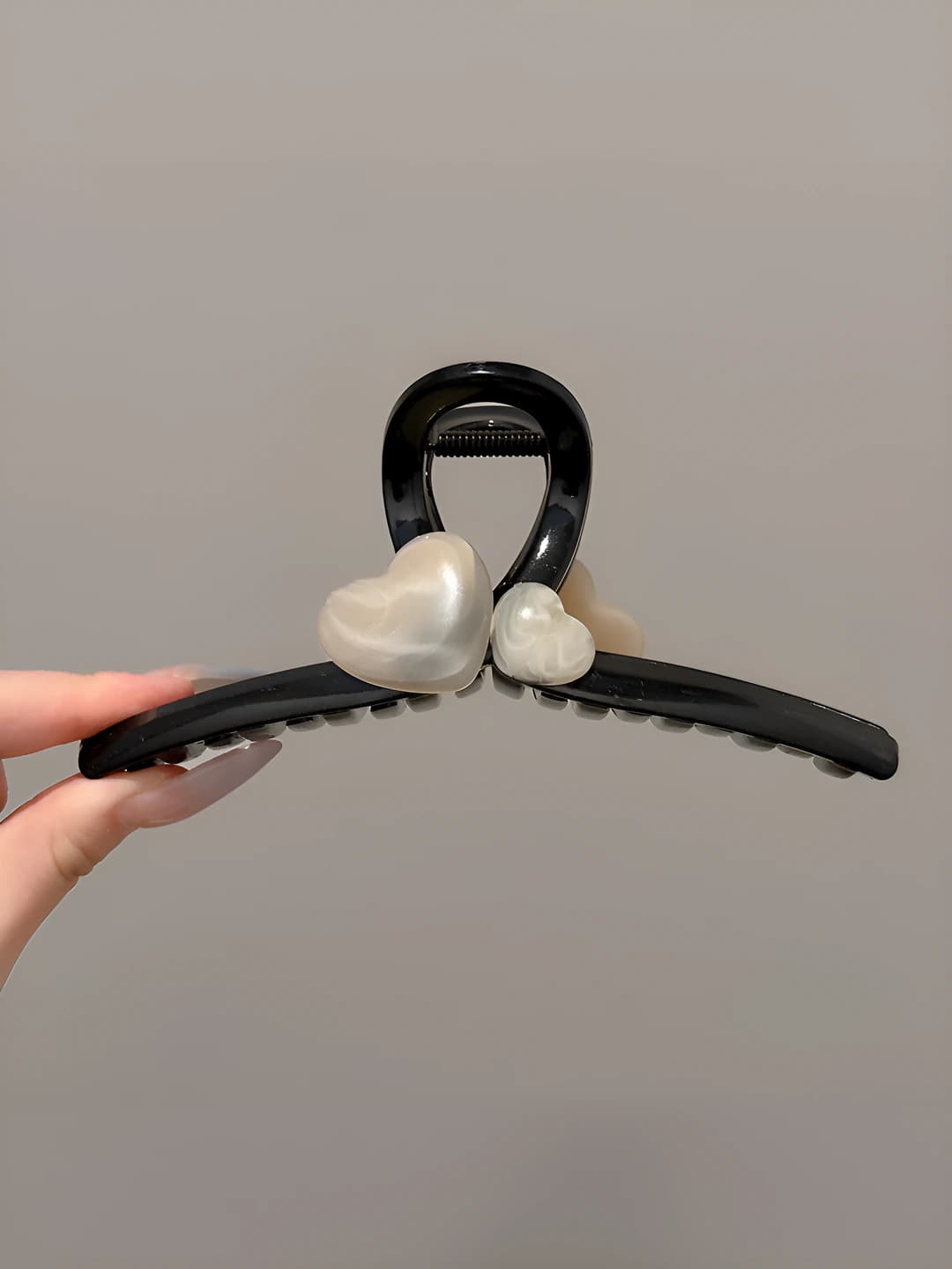16# Milk coffee heart double-sided accessory 15 cm