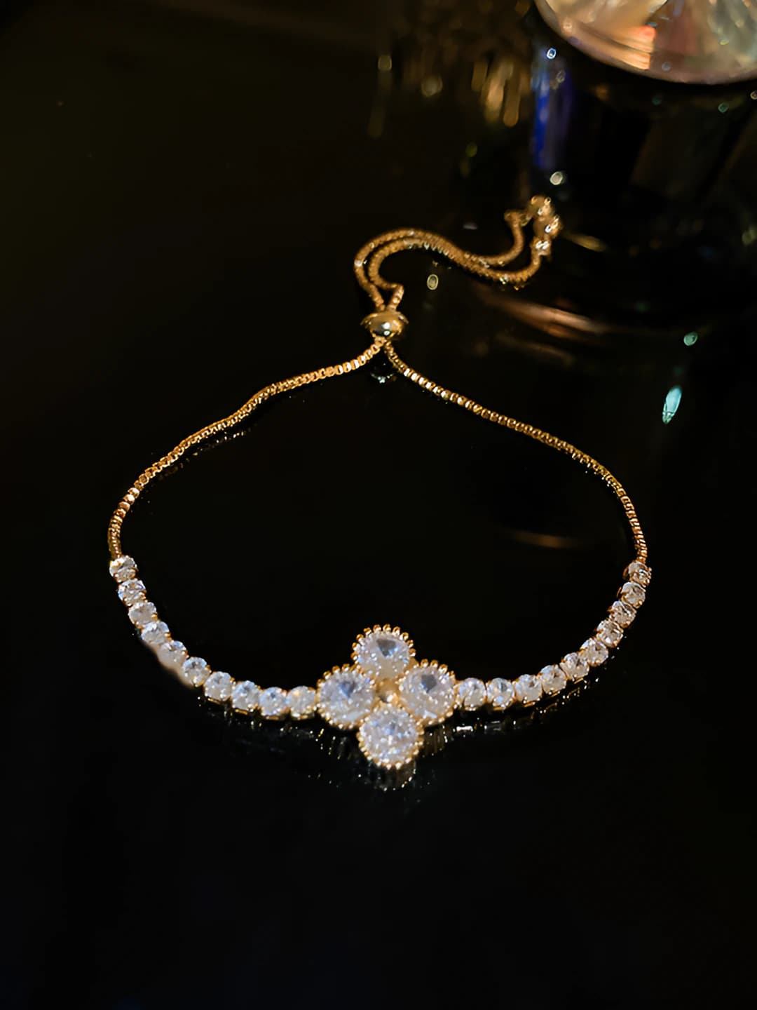 84# Bracelet - Oltin - Gullar (Haqiqiy oltin)