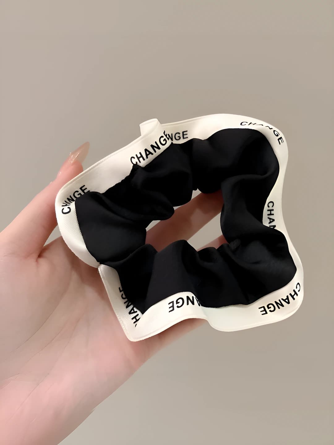 Black, letters, 12 cm