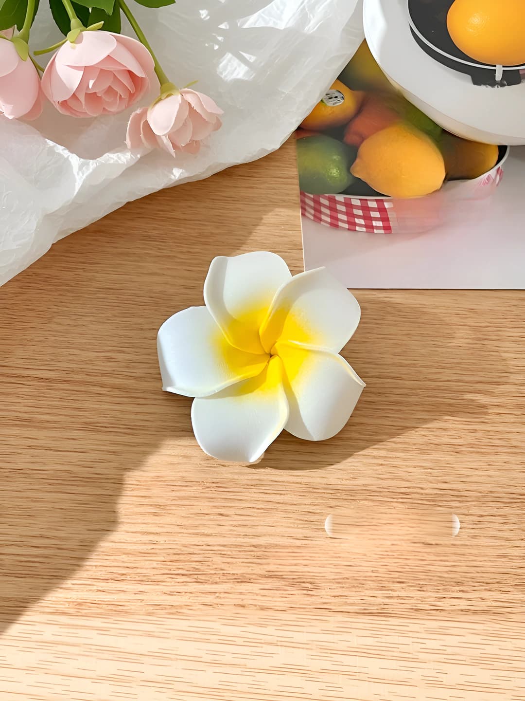 1# Plumeria clip - small 5.5 cm