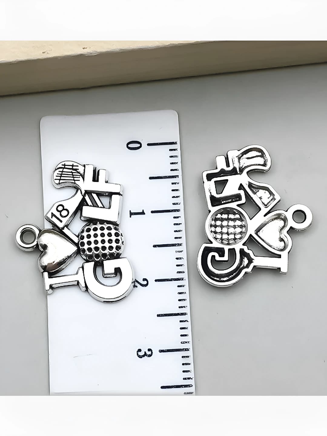 Letter golf ball 21x16mm-1.4g-22913
