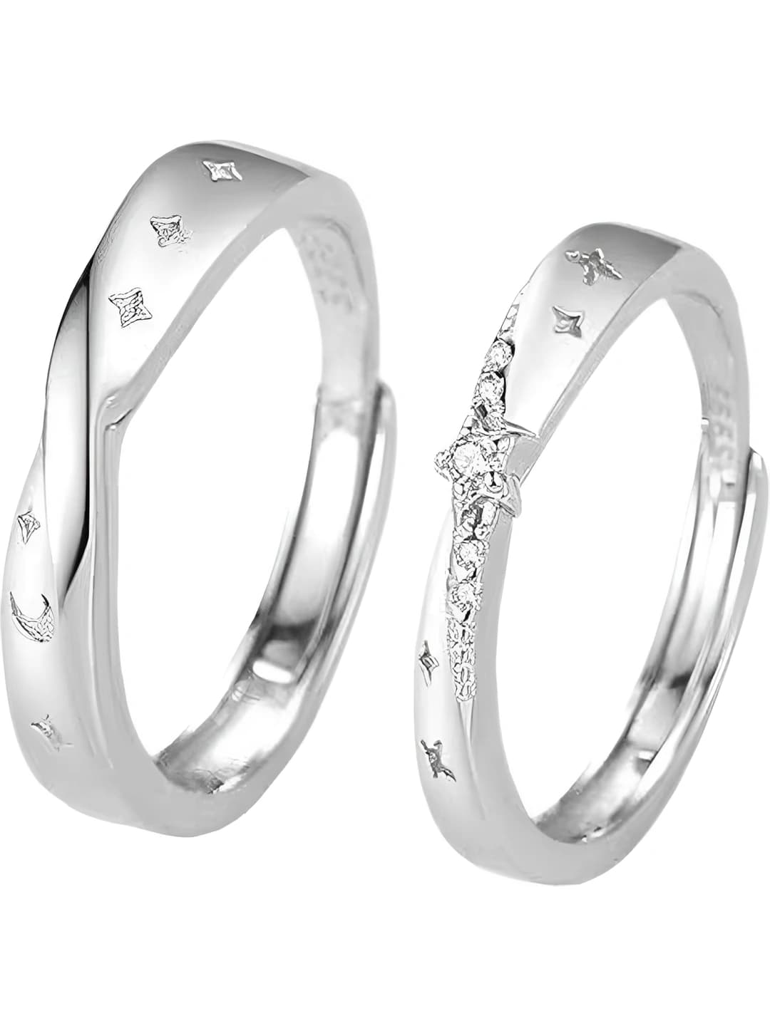 Shining galaxy ring - women