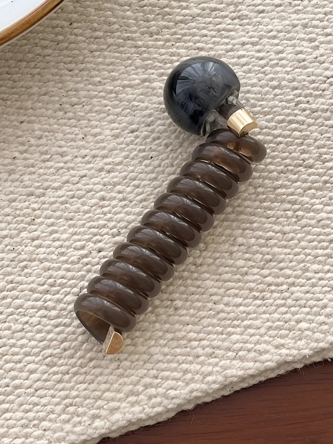 Brown coffee, telephone wire, black pearl