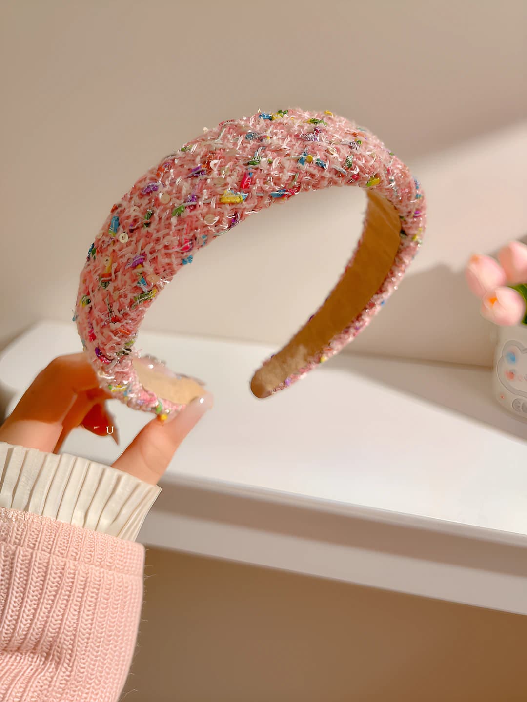 3# Розовый (блестки)