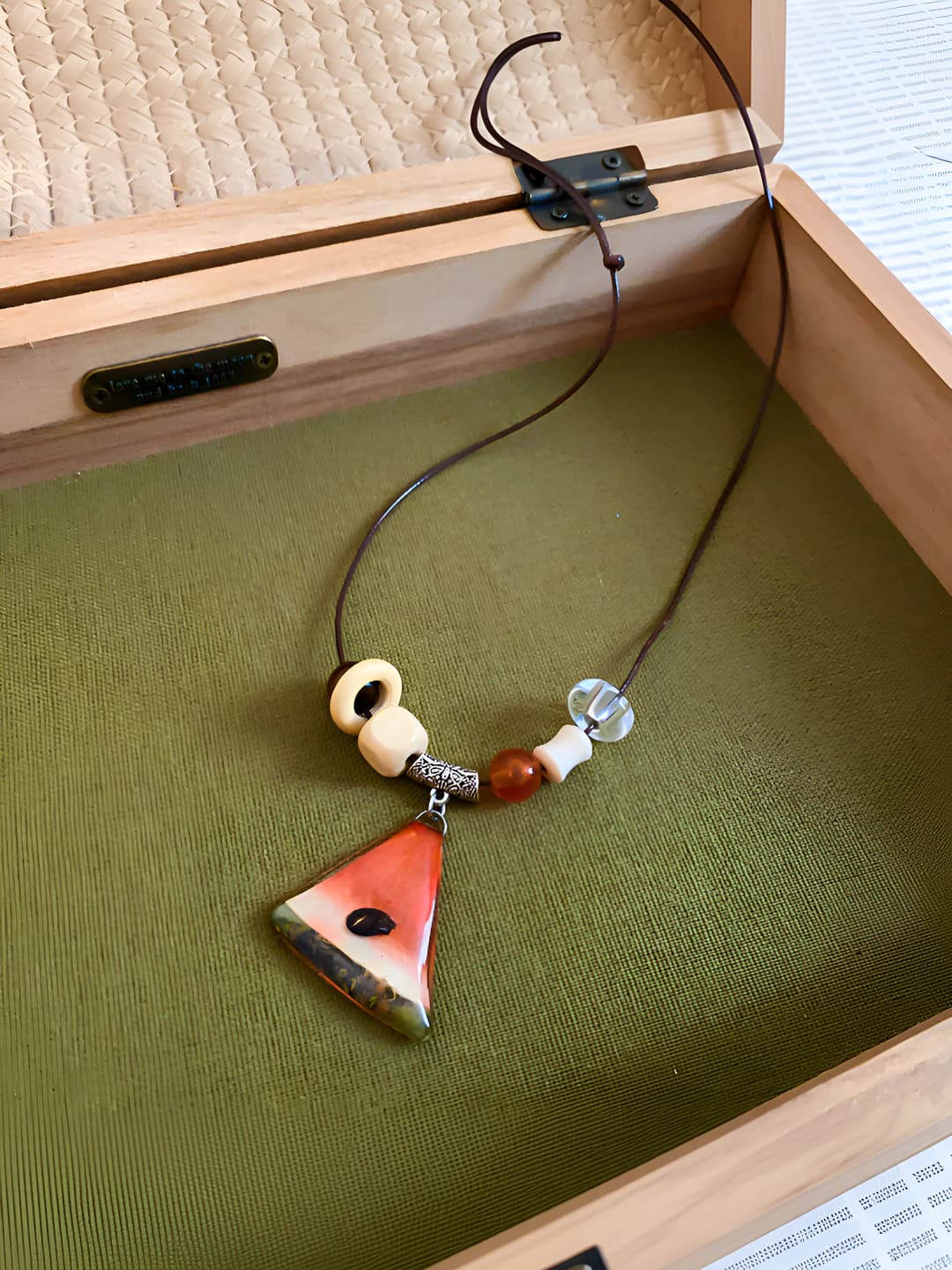 Necklace - Red - Watermelon