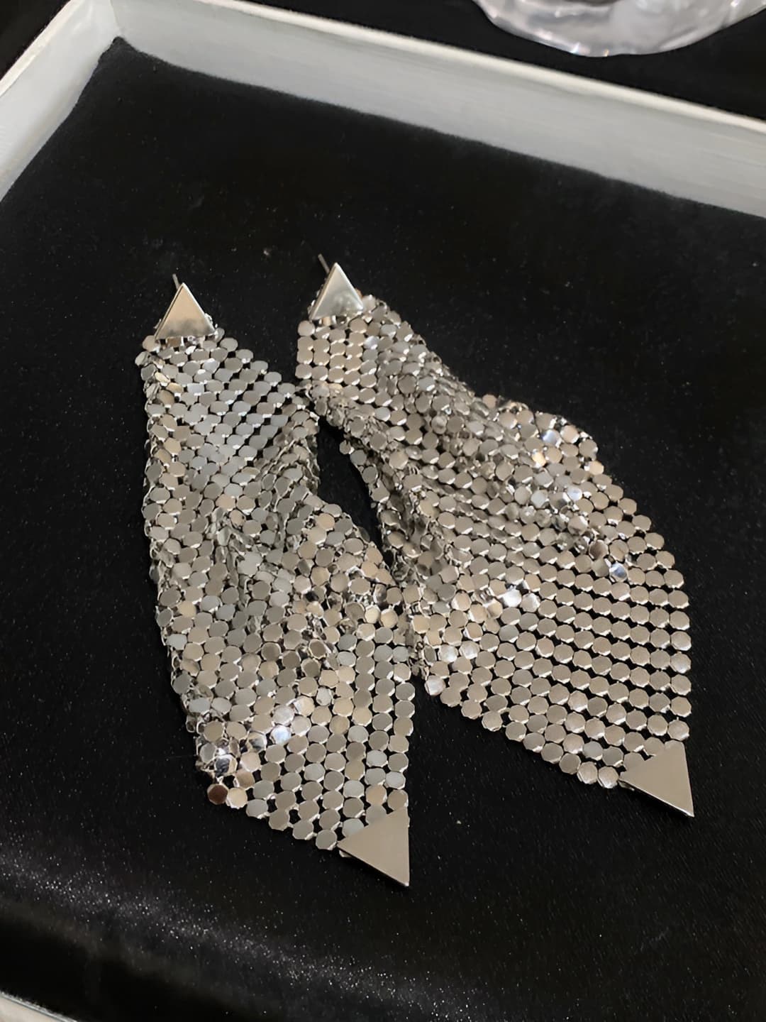 44# Silver post - Silver