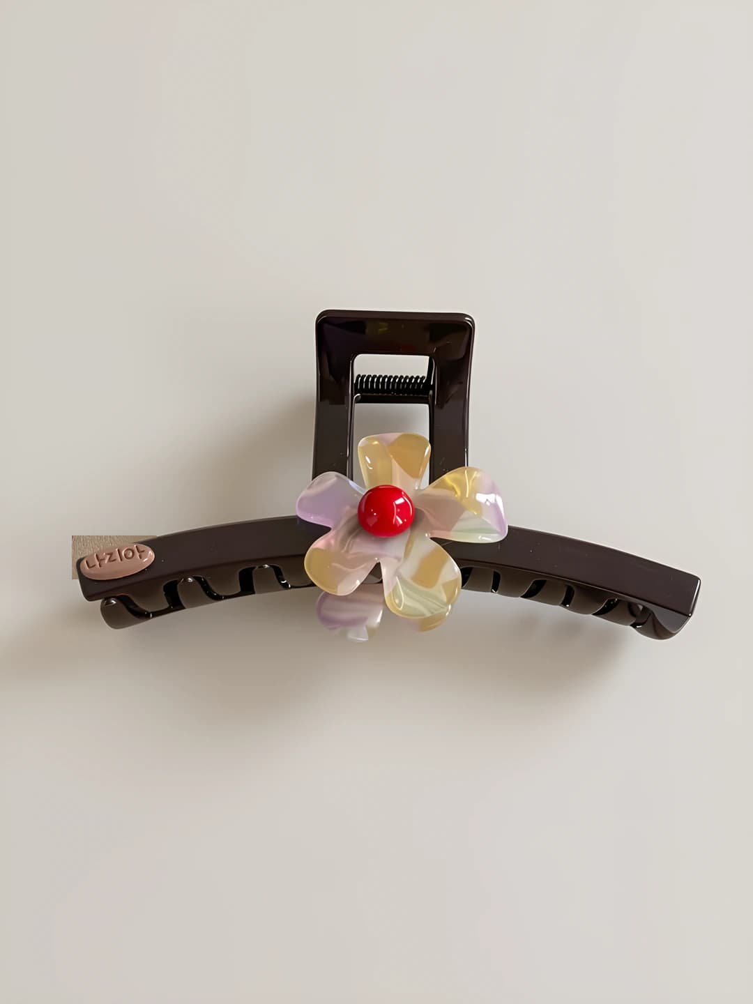 13 cm chocolate flower letters hanger clip (PC)
