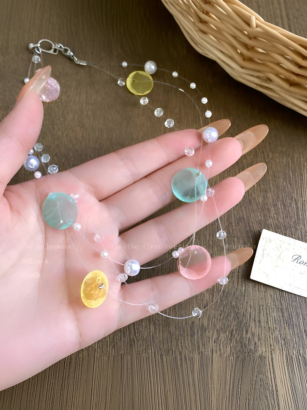 29# Chain-Silver-Yellow-Green-Pink
