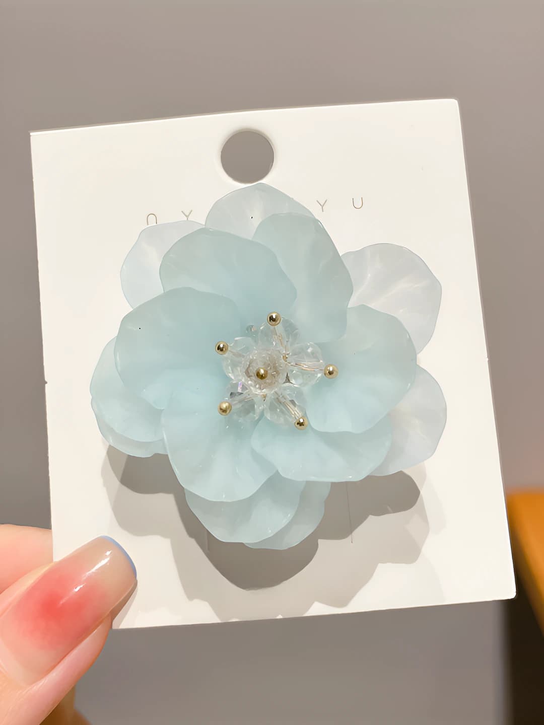 6# синий камелия (ок. 5cm)