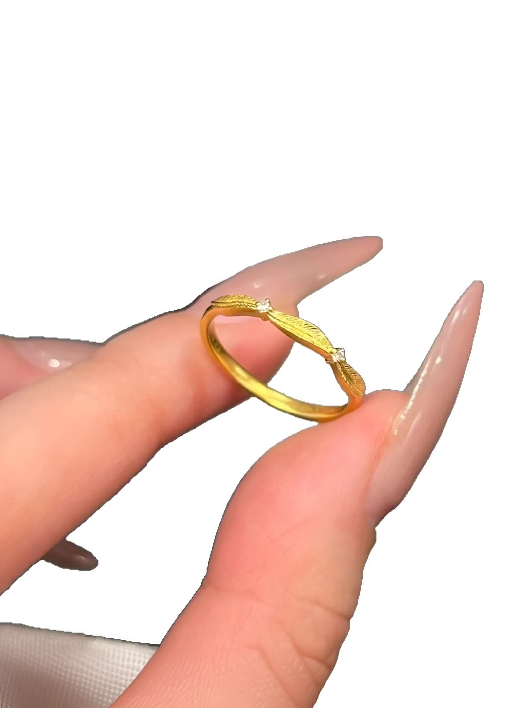 Gold wing ring - Women's