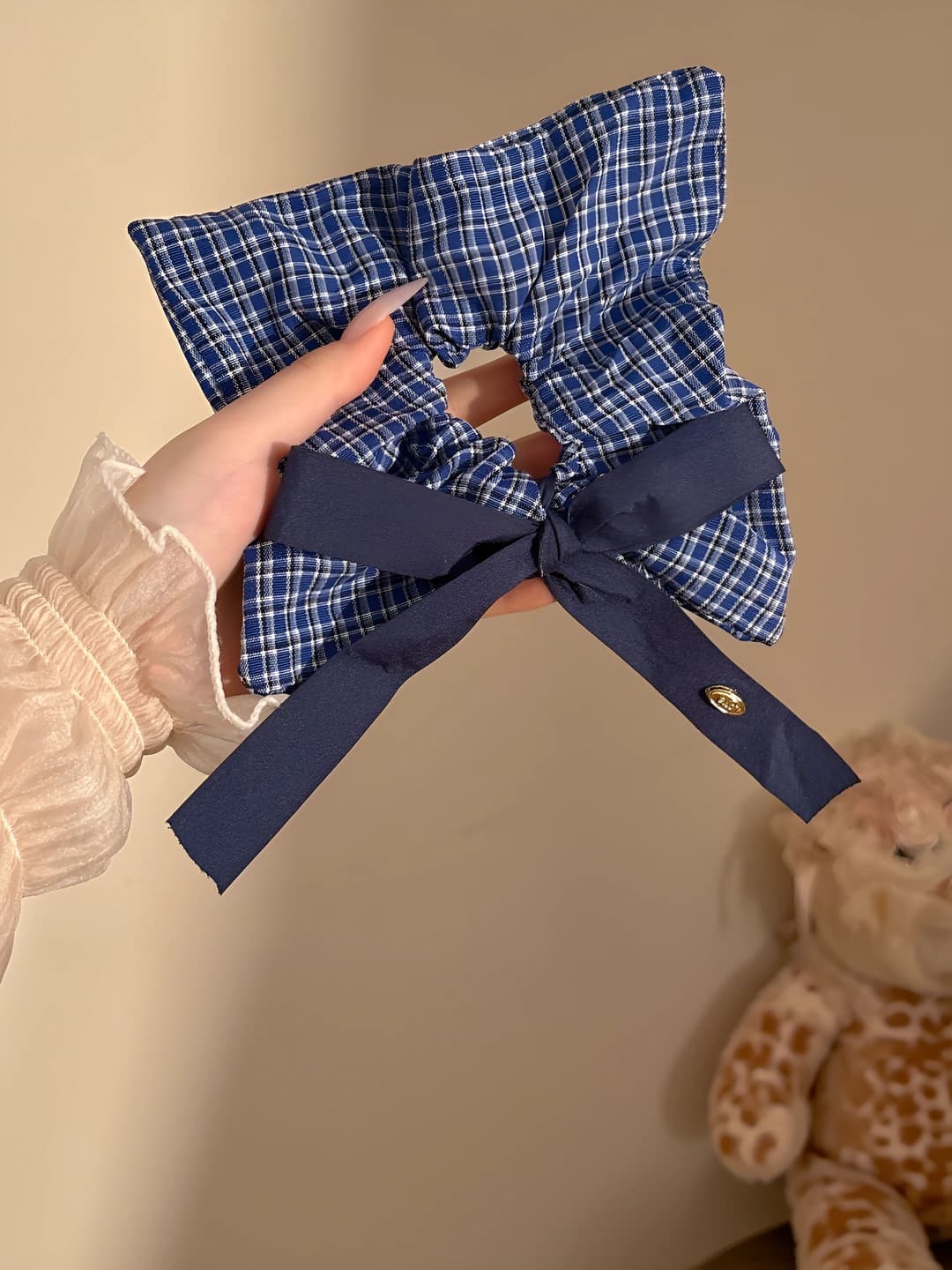 1# Blue plaid