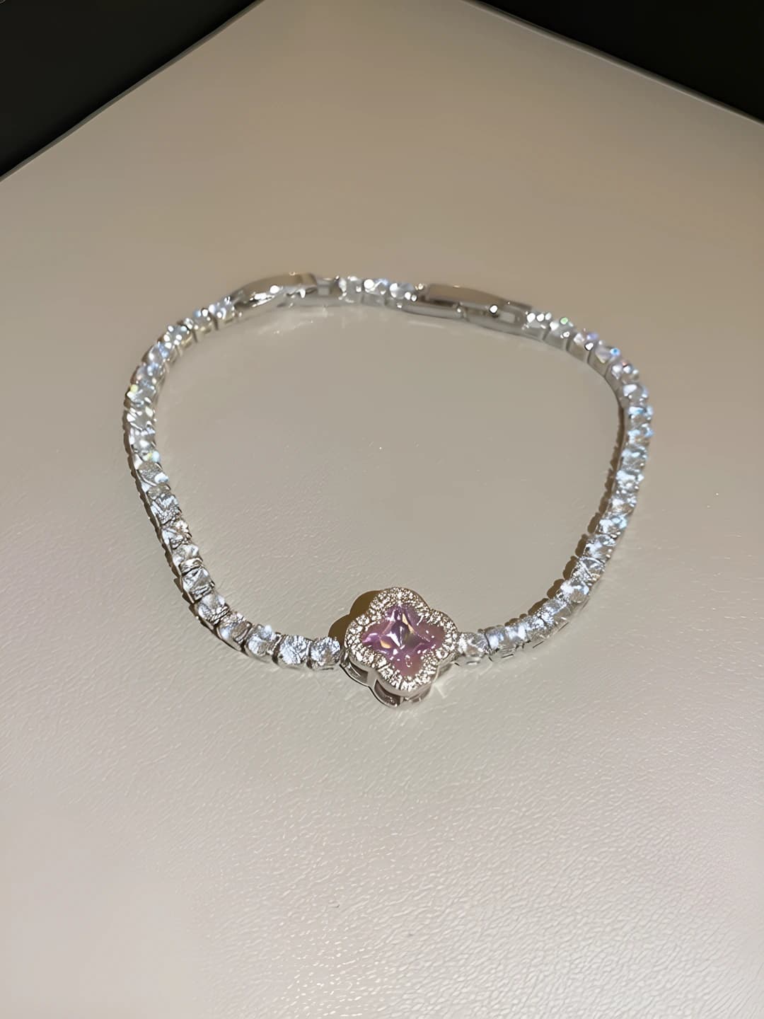 31# Bracelet - Silver - Pink