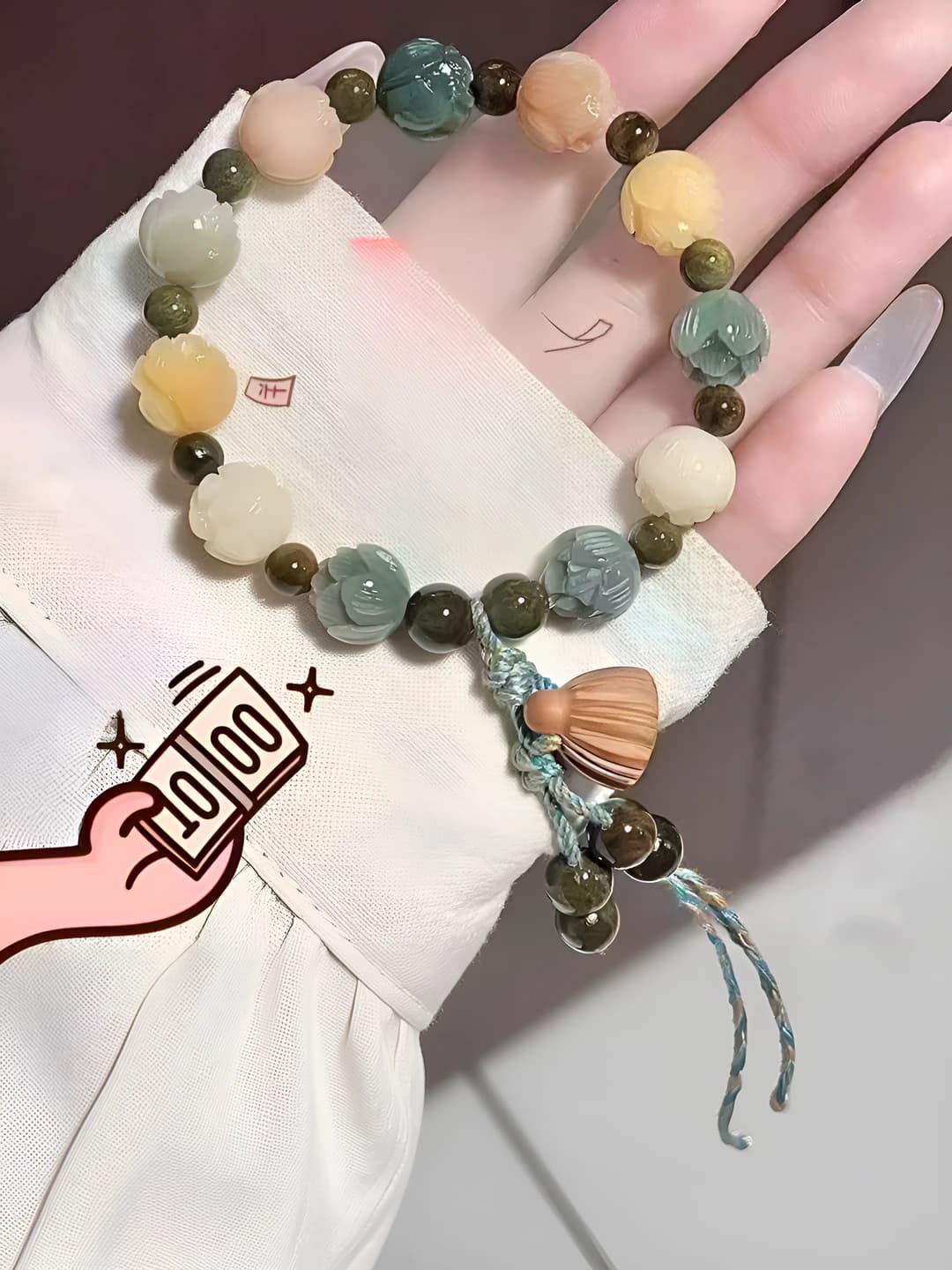Bodhisattva lotus bracelet