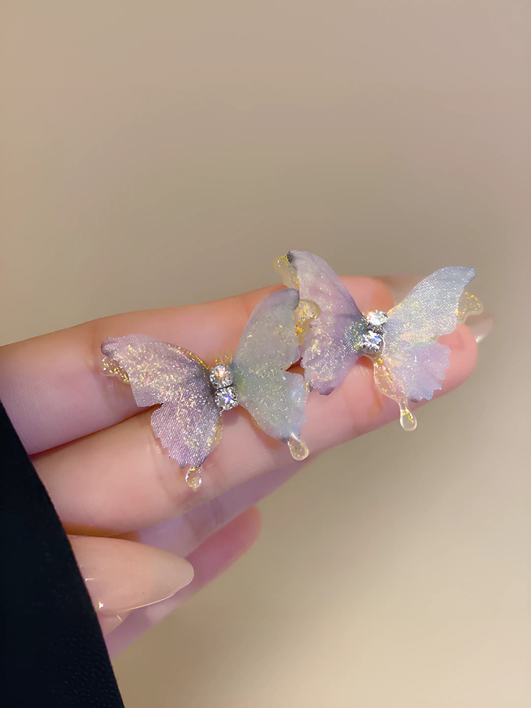 11# Silver pin - Blue-purple